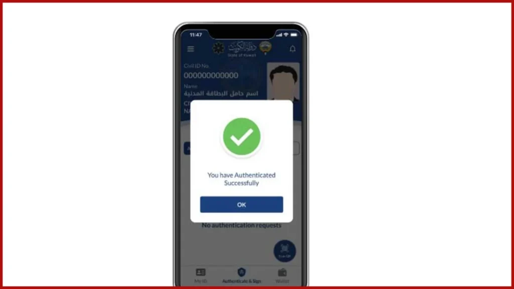 Kuwait Mobile ID digital authentication