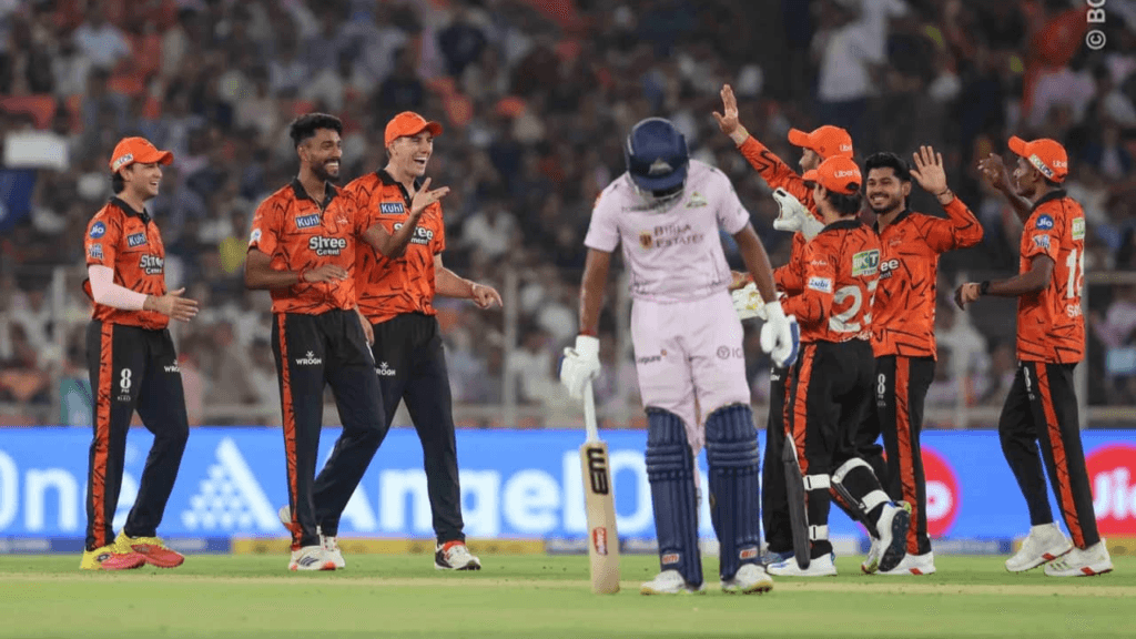 SRH players celebrating wicket against GT 2026 IPL match