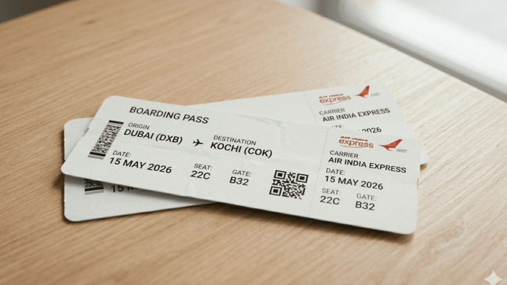 Gulf to Kerala Flight Ticket Rate drops updates