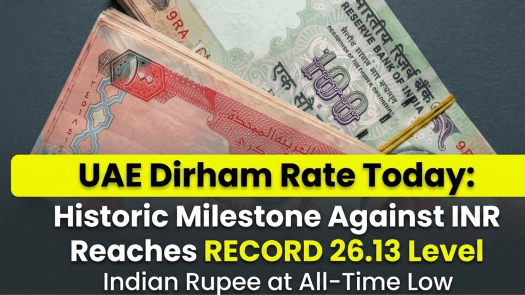 UAE Dirham Rate Today യുഎഇ ദിർഹം റെക്കോർഡ് നിരക്കിൽ 2026