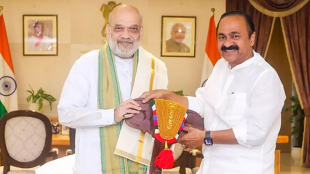 V.D. Satheesan Amit Shah meeting