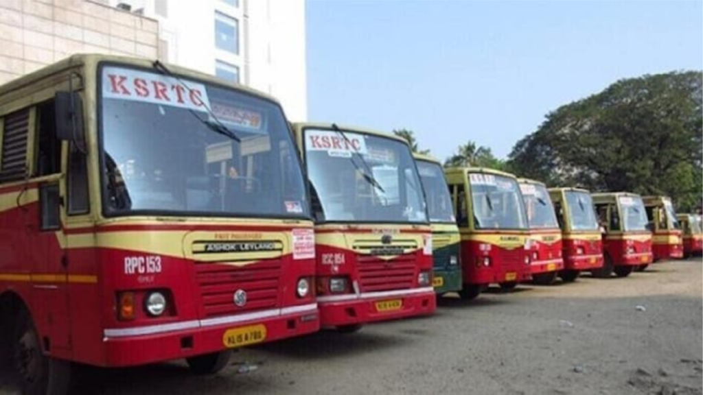 Mahila Morcha KSRTC protest