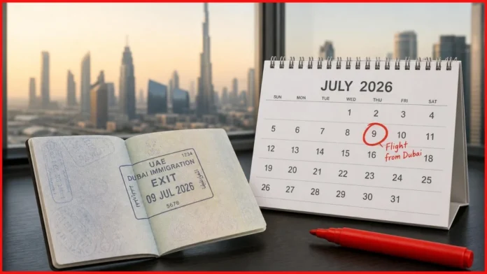 UAE visa overstay fine grace period 2026