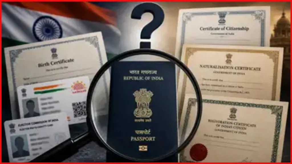 Indian Passport Citizenship Document