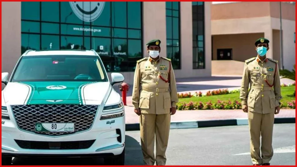 Dubai Police Tailgating Fine