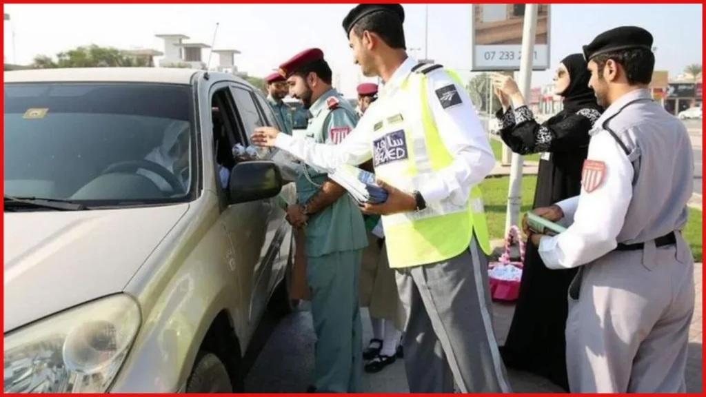 Dubai Police Tailgating Fine