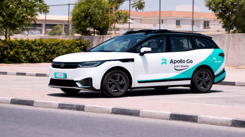Dubai driverless taxi 