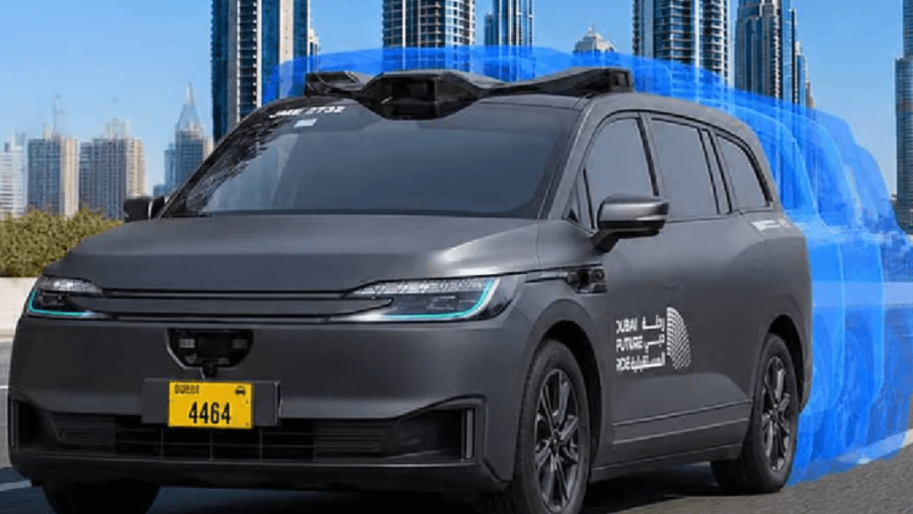 Dubai driverless taxi 