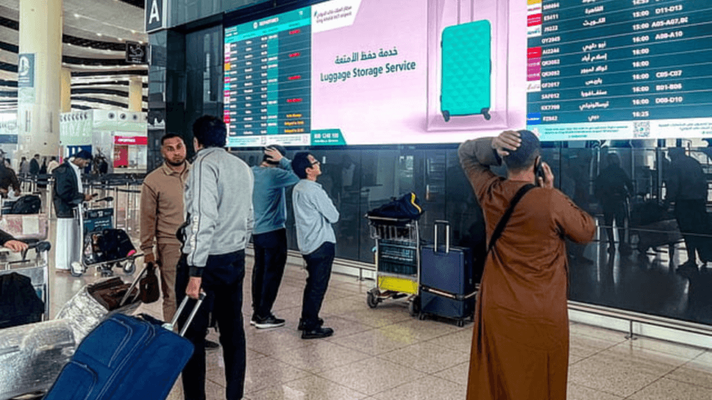 Kuwait and Bahrain Flight Services Disrupted