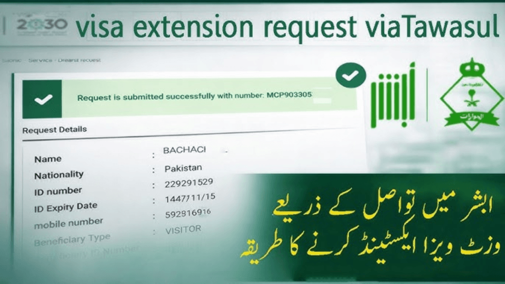 saudi visit visa extension