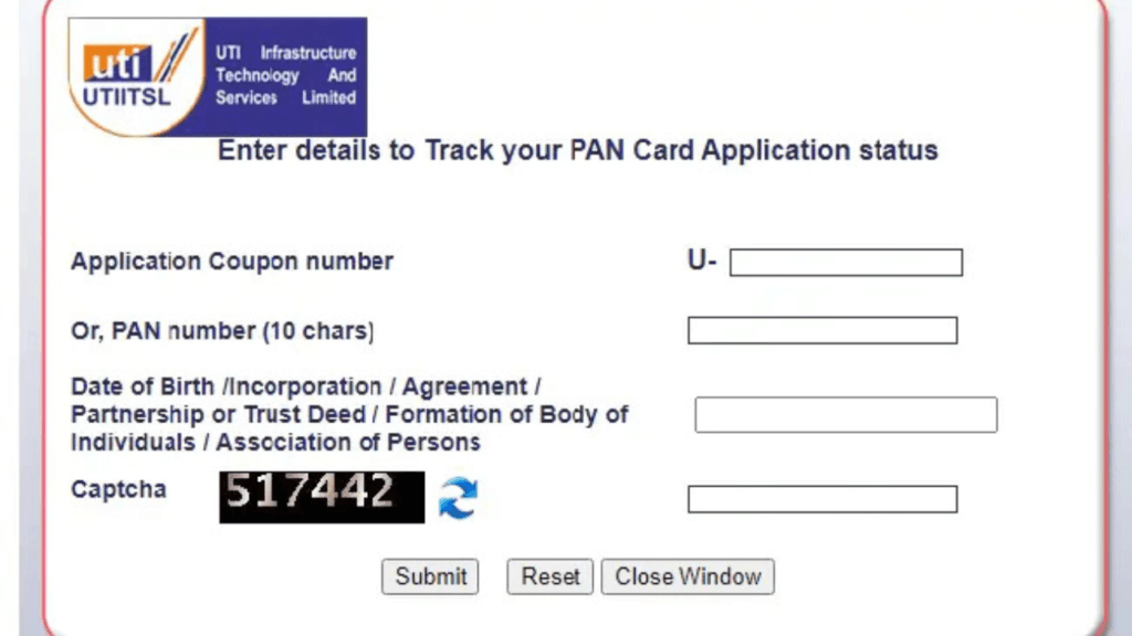 NRI PAN Card Status 