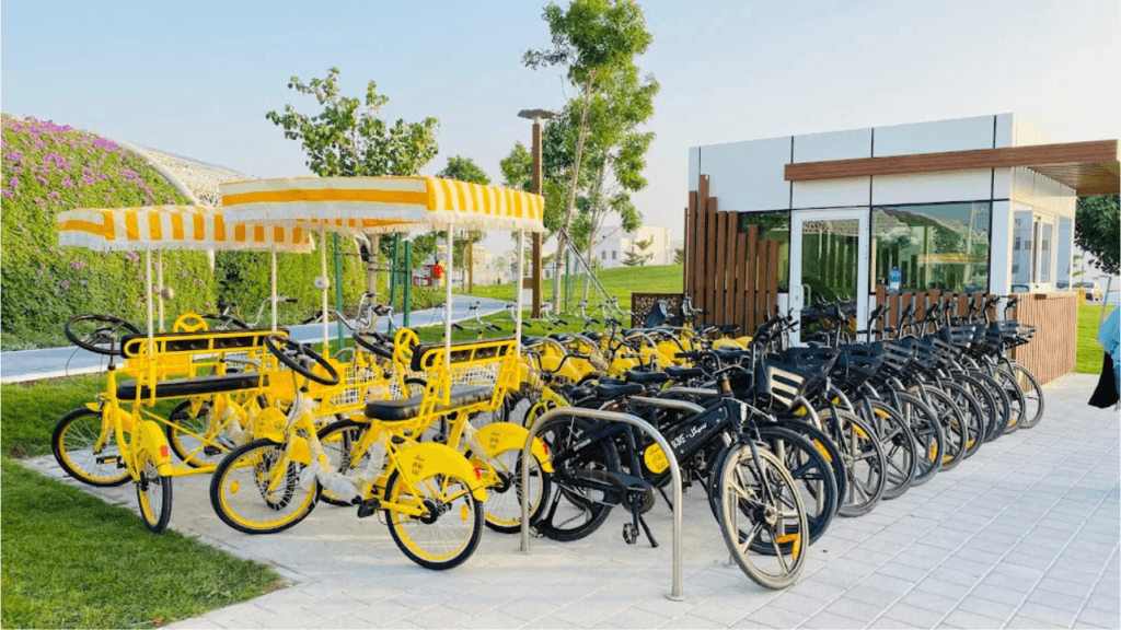 Air-conditioned outdoor parks Qatar 