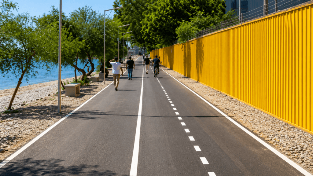Liwa walkway and cycle path