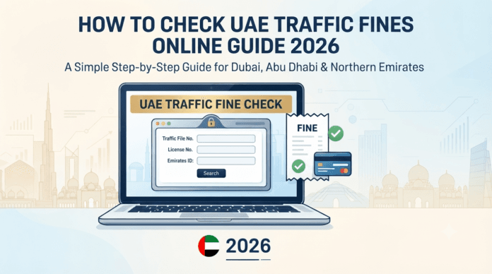 How to check UAE traffic fines online
