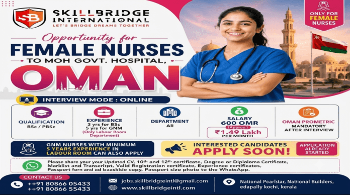 Nurses Recruitment Oman