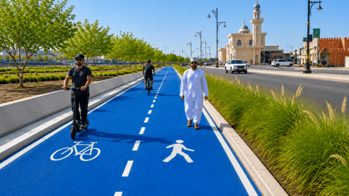 Liwa walkway and cycle path