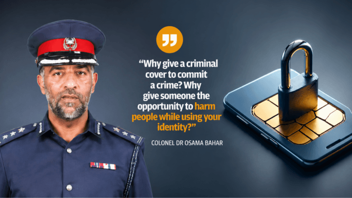 Bahrain SIM card warning