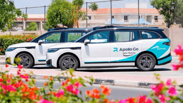 Dubai driverless taxi