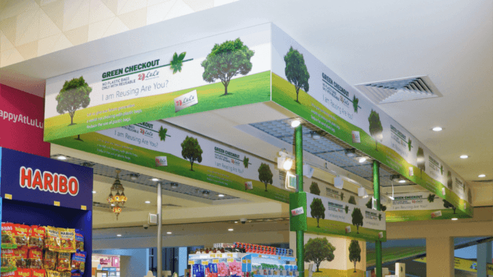 lulu green checkout counters