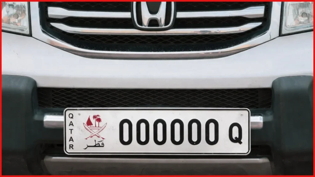 Qatar new number plate rules