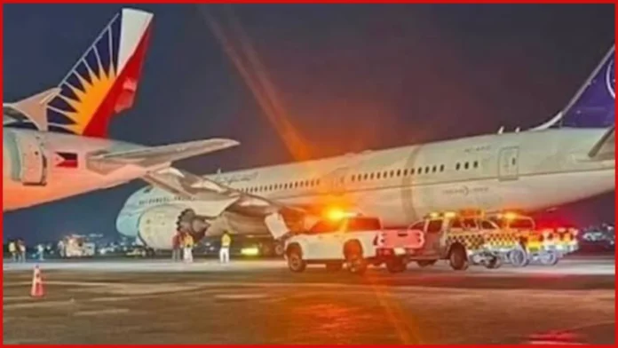 Saudia aircraft hits parked PAL plane
