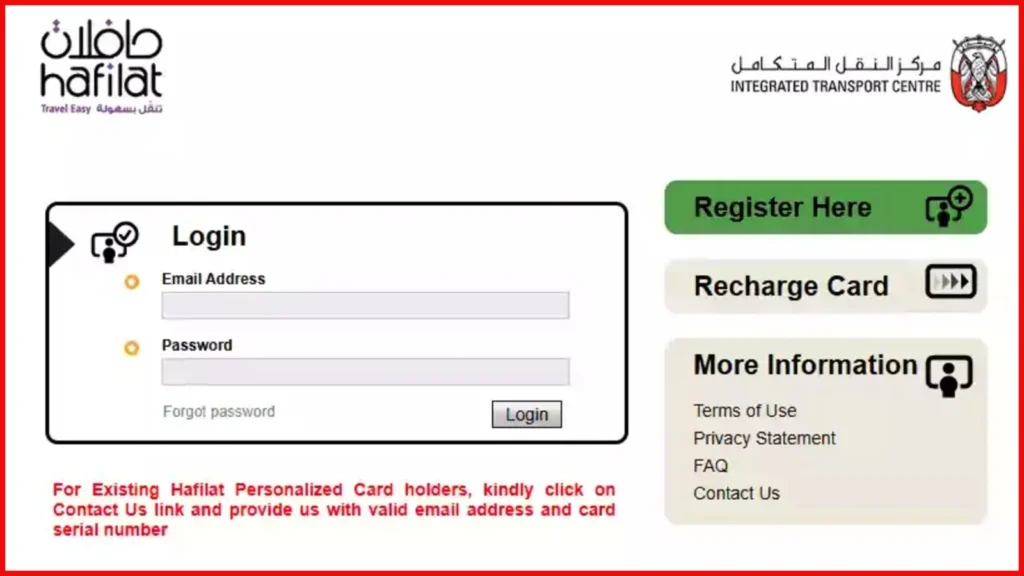 How to Get Hafilat Card in Abu Dhabi?