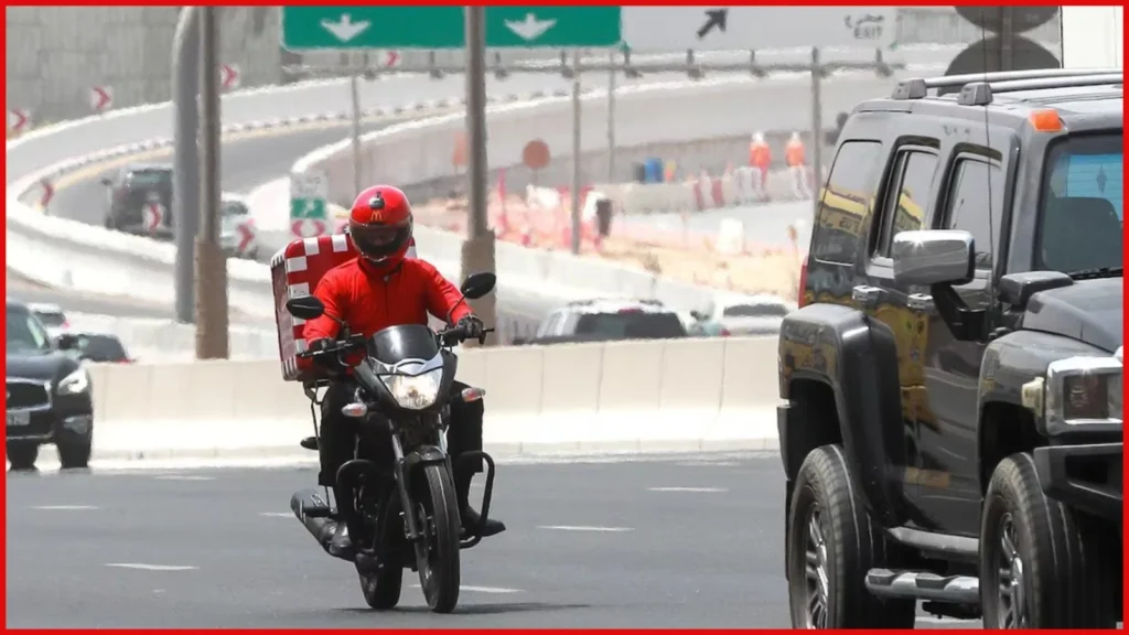 UAE Midday Break Rules for Delivery Riders
