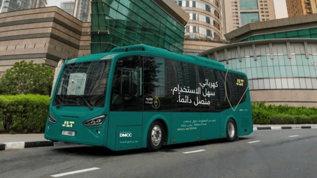 JLT Link electric buses Dubai