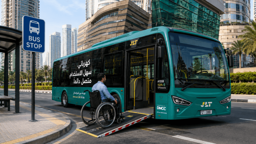 JLT Link electric buses Dubai