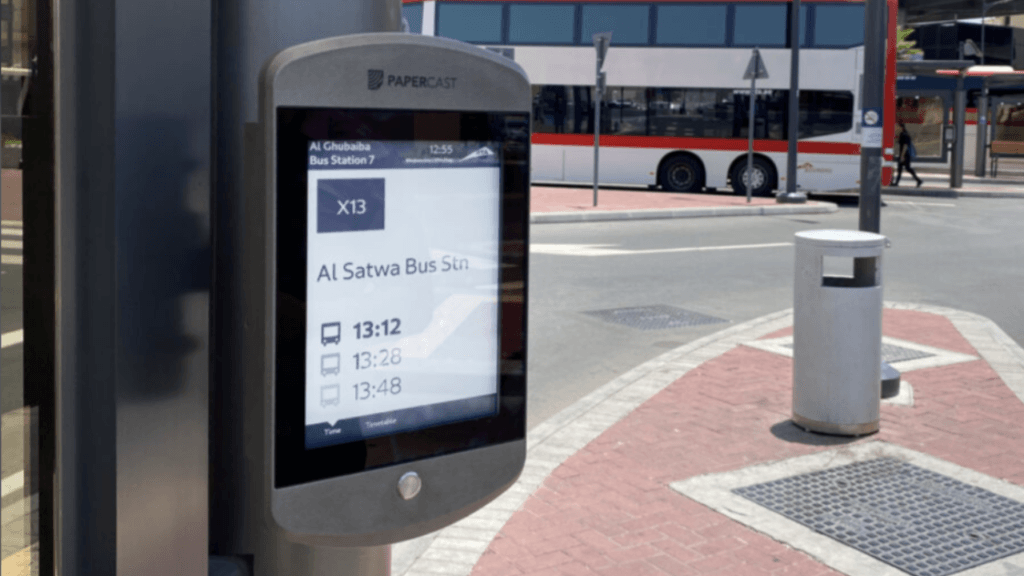 Sharjah RTA live bus tracking