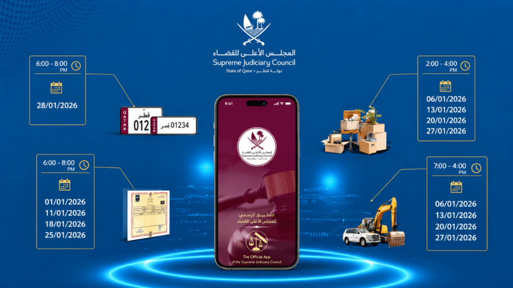 Court Mzadat Qatar auction