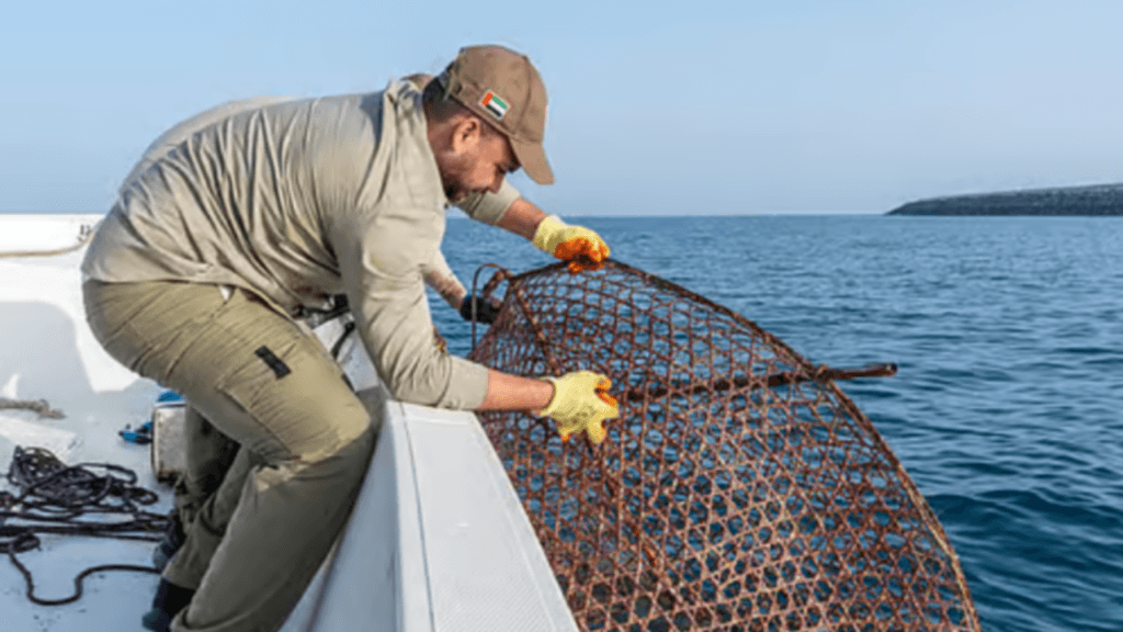 Fujairah illegal lobster traps