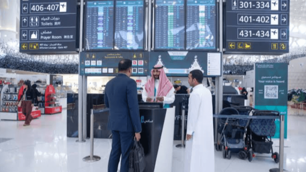 Riyadh silent airport 