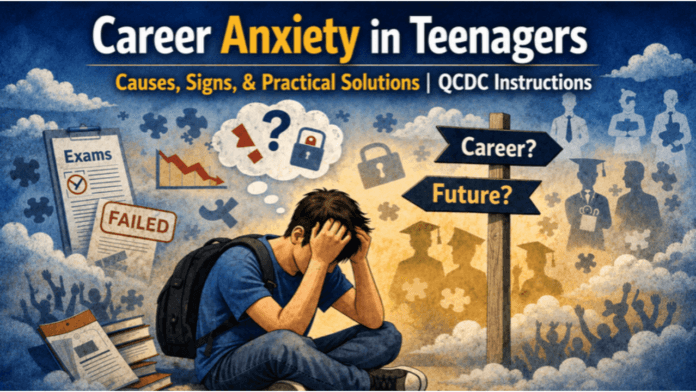 QCDC career stress for teenagers