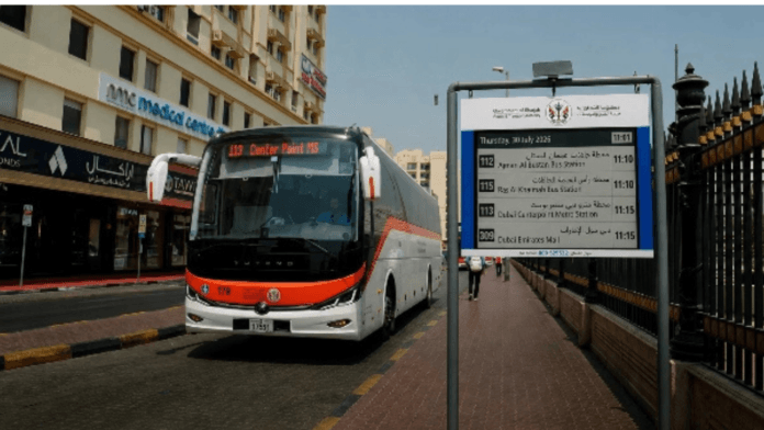 Sharjah RTA live bus tracking