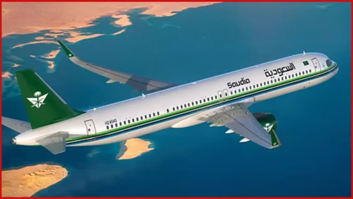 Saudia Jeddah to Calicut flight