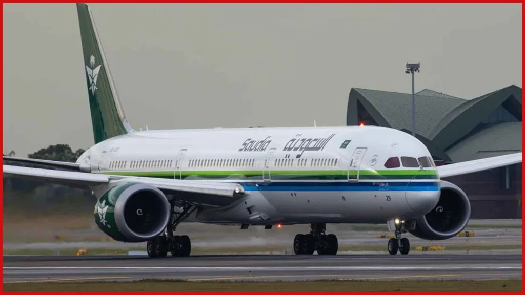 Saudia Jeddah to Calicut flight