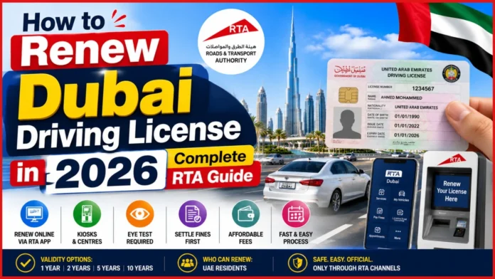 How to renew Dubai Driving License