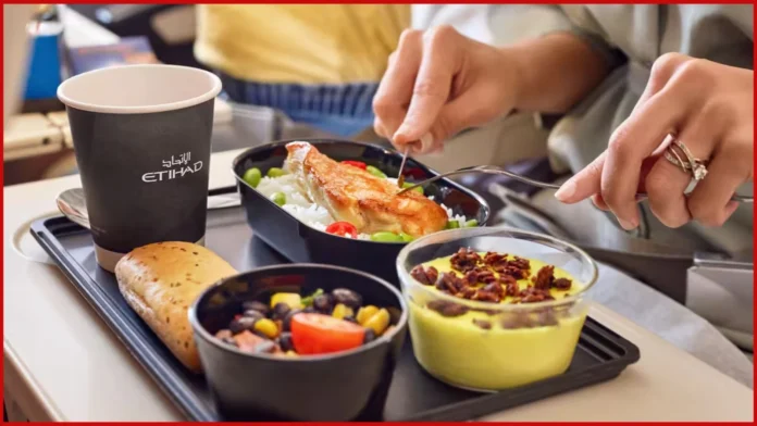 Etihad Rail onboard food menu