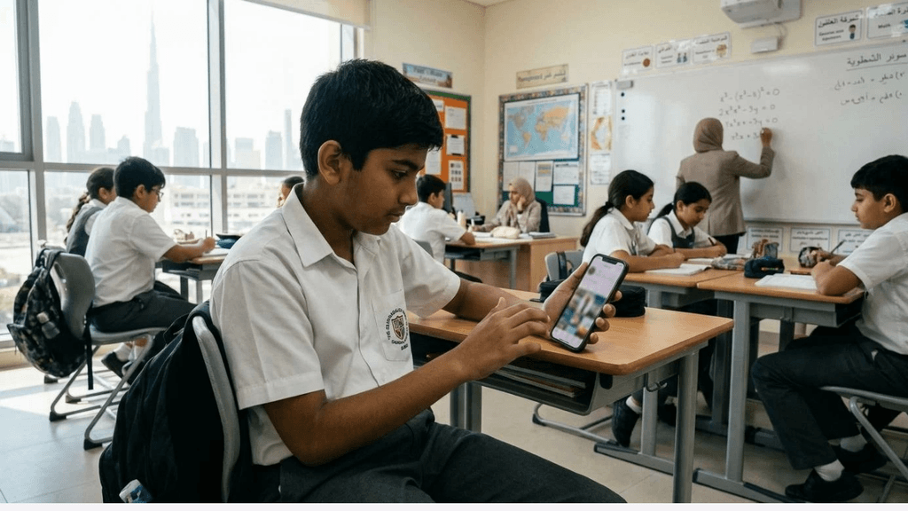 UAE schools mobile phone ban