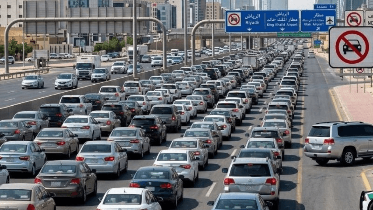 Saudi Arabia Safe Distance Fine