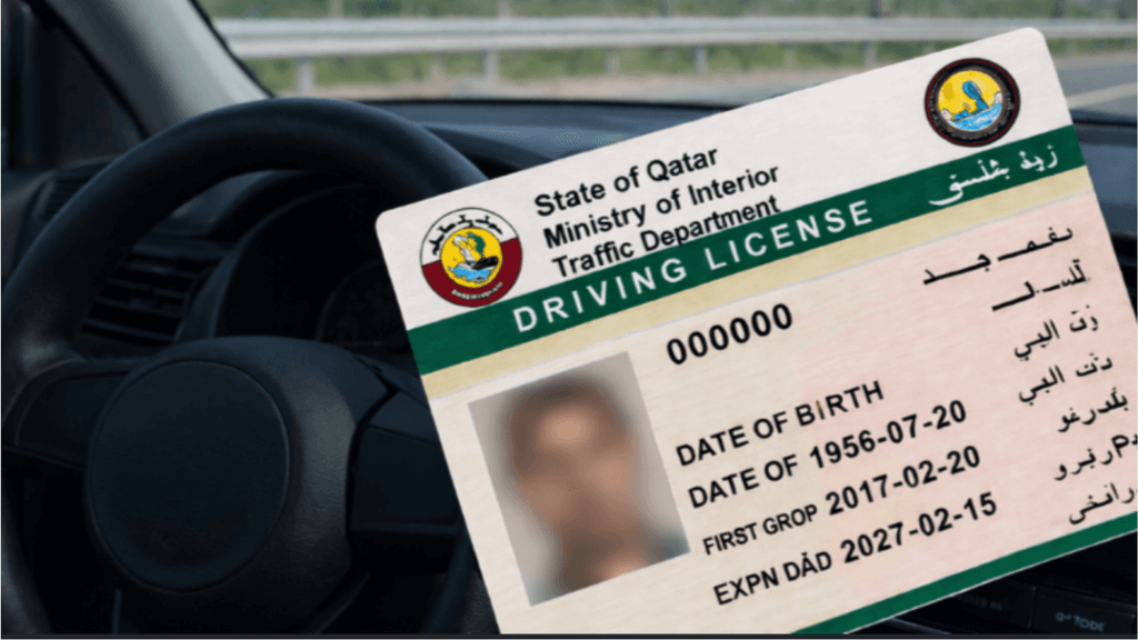 Qatar driving license renewal