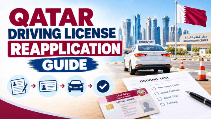 Qatar driving license reapplication