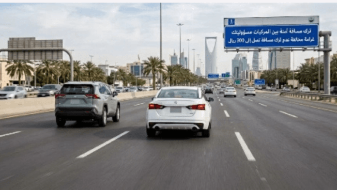 Saudi Arabia Safe Distance Fine
