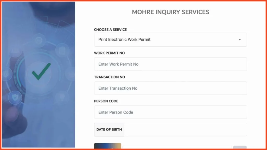 Person code in MOHRE