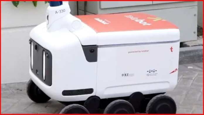 Talabat Robot Delivery Dubai
