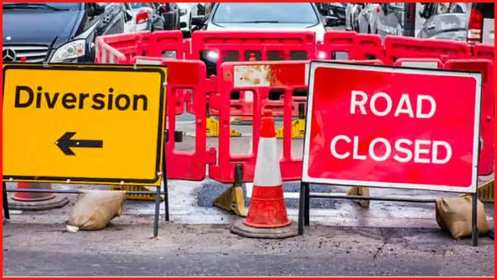 Emirates Road Sharjah traffic closure