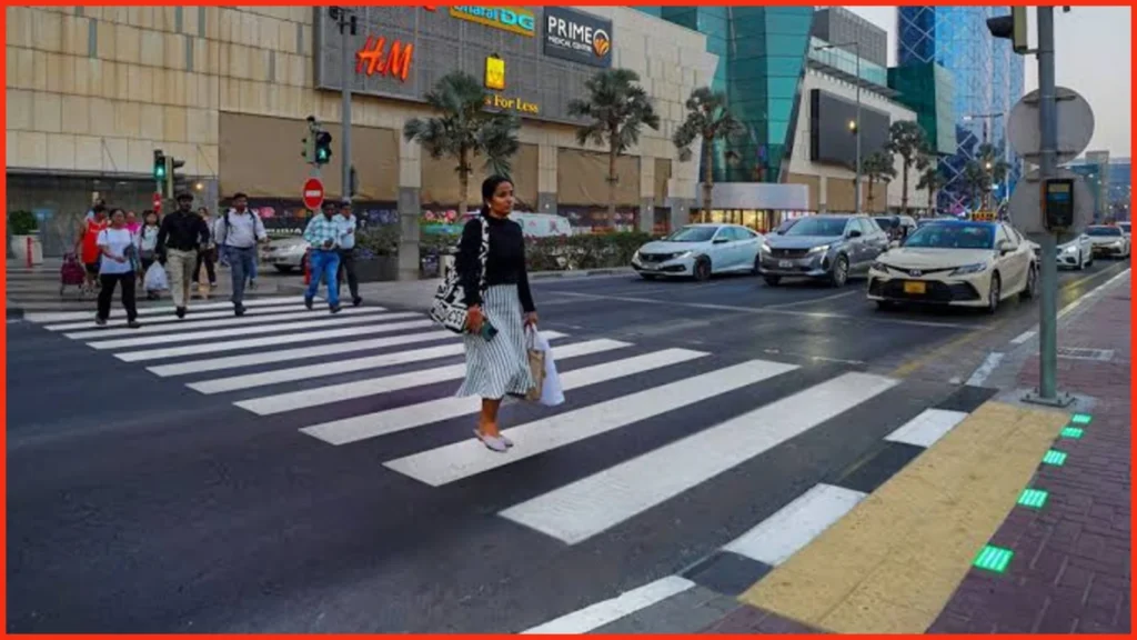 UAE pedestrian crossing rules and fines