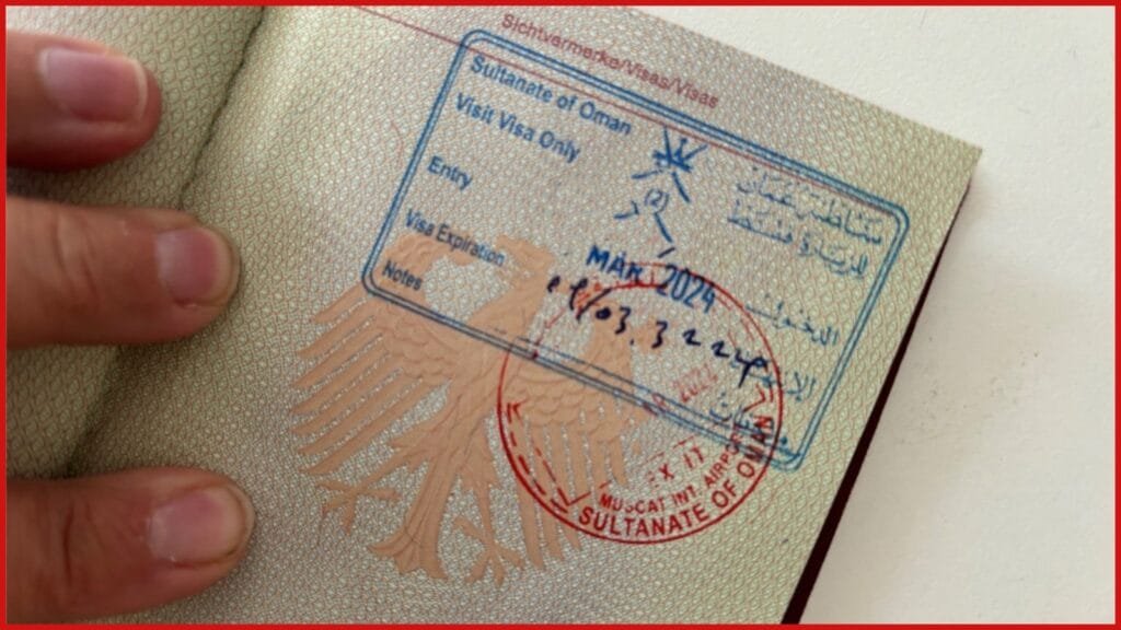 Oman visa types