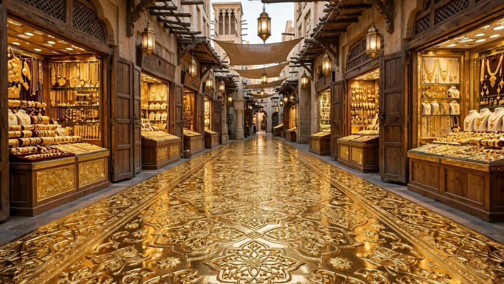 Dubai Gold District Gold Walkway